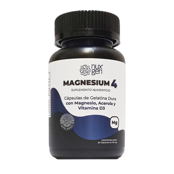 MAGNESIUM 4 (2) MAGNESIO 60 Capsulas
