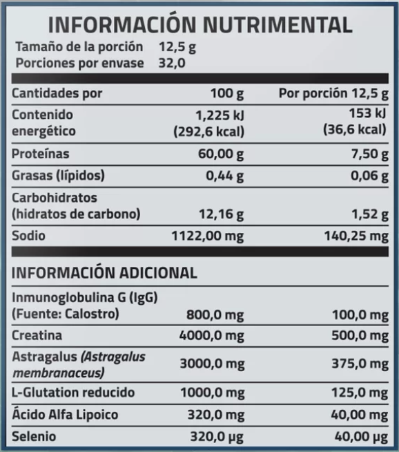 nux glutation tarro vainilla NUX GLUTATION TARRO VAINILLA 400 G