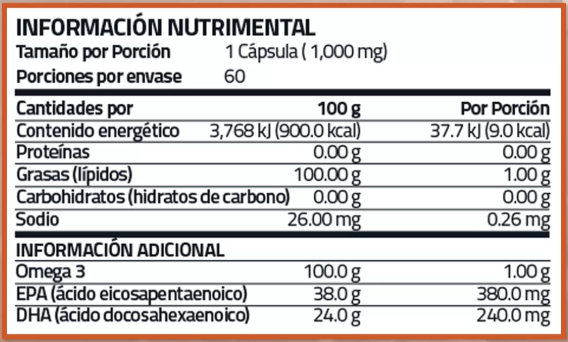 omega 3 60 cap OMEGA 3 60 Capsulas
